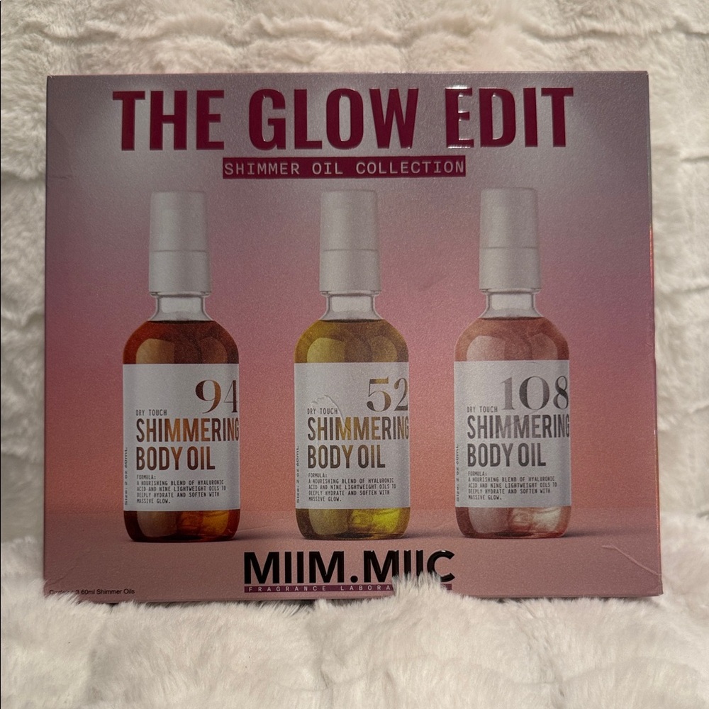 MIIM.MIIC | Fragrance Laboratories | Limited Edition Trio of Shimmer Oils